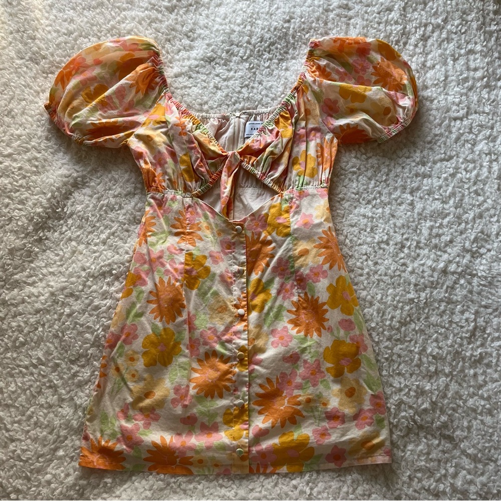 Sabo Skirt: Enga Dress - Sunny Floral